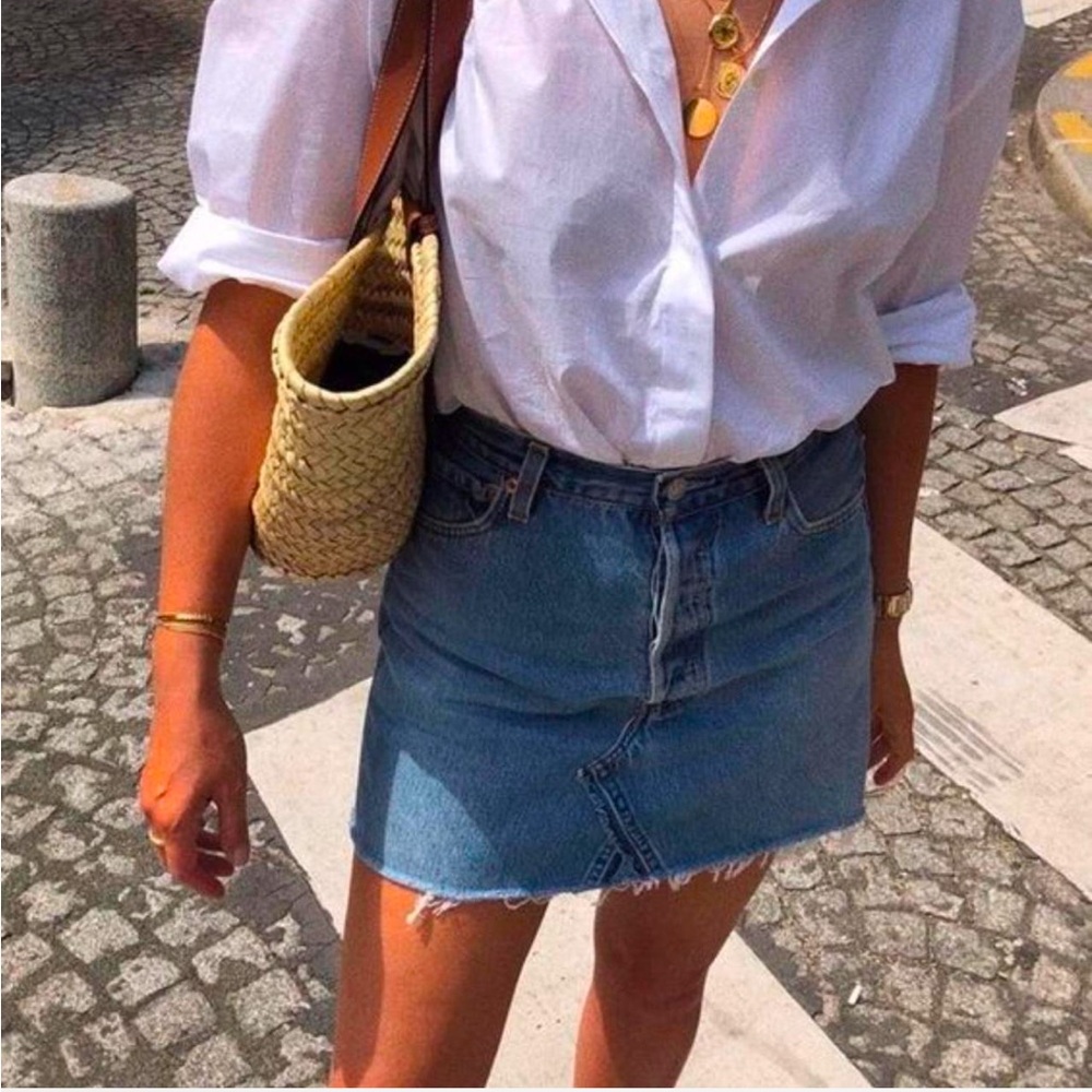 Vintage 90s Esprit denim skirt